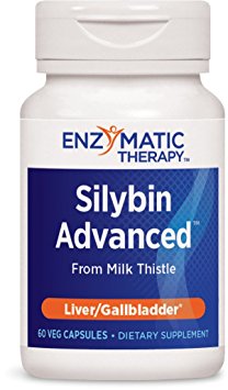 Enzymatic Therapy Silybin Advanced from Milk Thistle Vegetarian Capsules, 60 Count