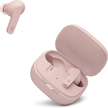 JBL Live PRO  TWS True Wireless in-Ear Noise Cancelling Bluetooth Headphones, Up to 28H of Battery, Microphones, Wireless Charging, Hey Google and Amazon Alexa, iOS and Android Compatible (Pink)