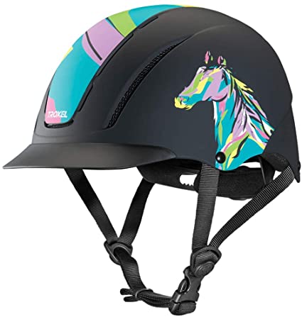 Troxel Helmet Pop Art Pony Spirit Riding Helmet Horse Safety Low Profile Equine