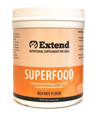 Extend - Superfood for Dogs - 1 Month Supply - Antioxidant Supplement - 100% Money Back Guarantee