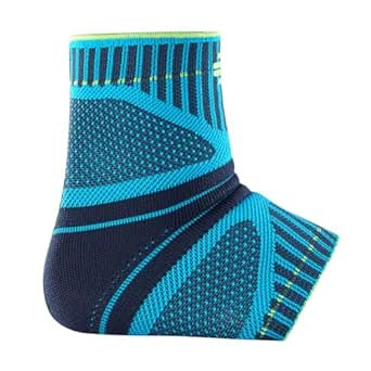 Bauerfeind Sports Ankle Support Dynamic - Ankle Compression Sleeve for Freedom of Movement - 3D AirKnit Fabric for Breathability - Premium Quality & Washable (XS, Rivera)