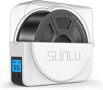 3D Printer Filament Dryer, SUNLU Filament Dehydrator Dry Box, Keep Filament Dry During 3D Printing, Spool Holder, Storage Box