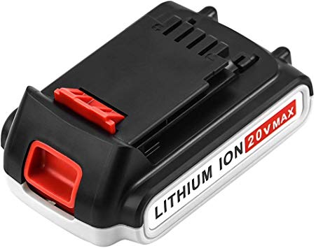 [Upgraded 3000mAh] LBXR20 Replacement for Black and Decker 20V 3.0Ah Lithium Battery Max LB20 LBX20 LBXR20-OPE LBXR2020-OPE LB2X4020-OPE LBXR20B-2 LST220 Cordless Power Tool 1 Pack