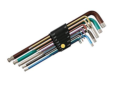 Wiha 36986 Color Coded Hex Key Set