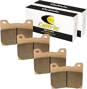 Caltric Sintered Front Brake Pads Compatible with Yamaha XV750 XV 750 Virago 750 1988-1997