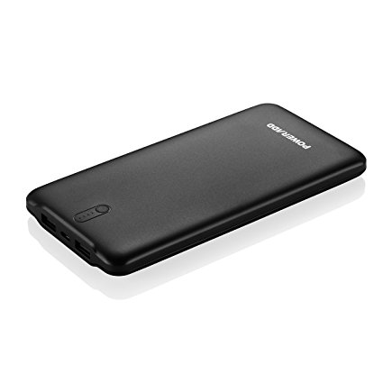 Poweradd 10000mAh Portable Charger External Battery Power Bank for iPhones, iPad Air / Mini, Samsung Galaxy Note, Smartphones and Tablets - Black Edition