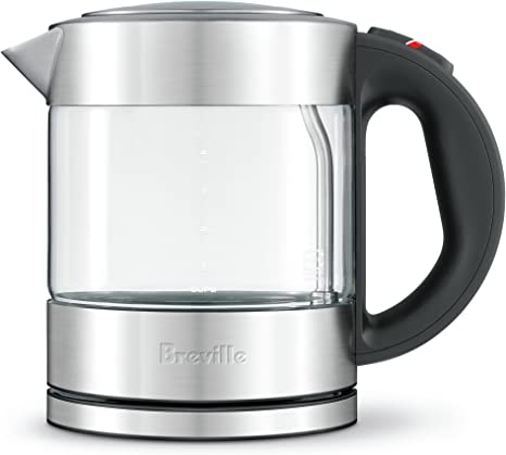 Breville Compact Kettle, Brushed Stainless Steel BKE395BSS, Silver