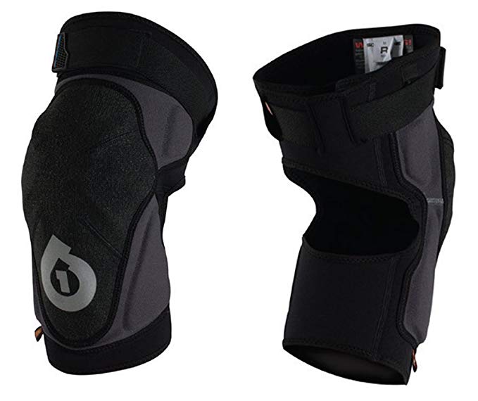 SixSixOne Unisex-Adult Evo Knee Guard II (Black, Medium)