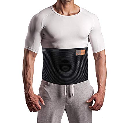 Plus Size Umbilical Hernia Support Belt I Pain and Discomfort Relief from Umbilical, Navel, Ventral and Incisional Hernias I Hernia Binder for Big Men and Large Women I L/XL