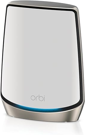 NETGEAR Orbi Tri-Band WiFi 6 Mesh Add-on Satellite (RBS860) - Works with Orbi RBR860S and RBK863S, Adds Coverage Up to 2,700 sq. ft., AX6000 (6Gbps)