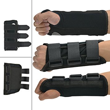 HOMPO Breathable Medical Wrist Support Brace Splint for Carpal Tunnel Arthritis Sprain (Left)