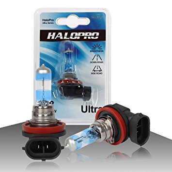 HaloPro H8 12V 35W 4300k Yellow Halogen Bulb Halogen Fog light,DRL light,for Nissan,Chevrolet Infiniti BMW VOLVO,Pack of 2pcs