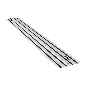 POWERTEC 71692 55” Guide Rail for DeWalt TrackSaw | Extruded Aluminum | Replacement for DeWalt Track Rail Woodworking Tool