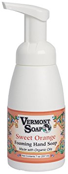 Vermont Soap Organics - Orange Foaming Hand Soap 7oz Pump
