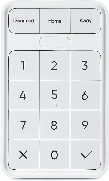 Wyze Home Security System Wireless Keypad,White