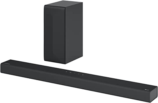 LG S65Q 3.1ch High-Res Audio Sound Bar with DTS Virtual:X, Synergy with LG TV, Meridian, HDMI, and Bluetooth connectivity