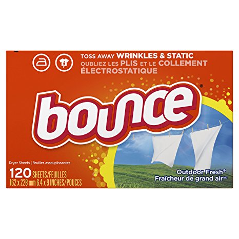 Bounce Outdoor Fresh Fabric Softener Sheets, 120 Count