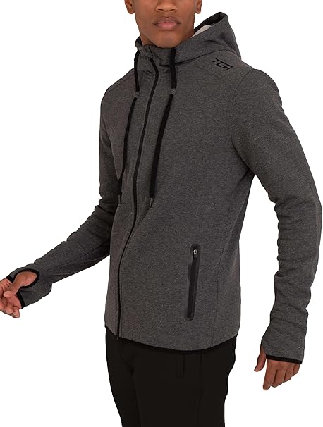 TCA Men’s Revolution Tech Running Hoodie Jacket with Zip Pockets