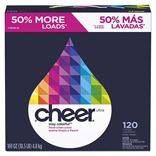 Cheer CHEER 169 oz. Box Fresh Laundry Detergent, 2 Pack