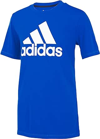 adidas Boys' Short Sleeve Aeroready Performance Logo Tee T-Shirt