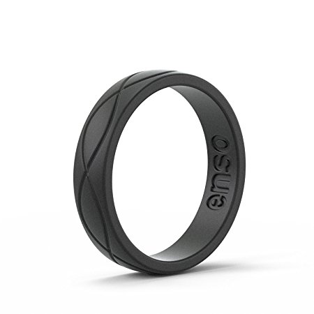 Enso Womens Infinity Silicone Ring