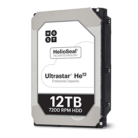 HGST Ultrastar He12 | HUH721212ALE600 | 12TB 7.2K RPM SATA-6Gb/s 3.5" 256MB cache Hard Disk Drive