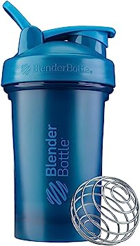 BlenderBottle Classic V2 Shaker Bottle, 20oz, Ocean Blue