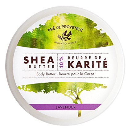 Pre de Provence Enriched, Soothing, Moisturizing 10% Shea Butter Body Butter - Lavender
