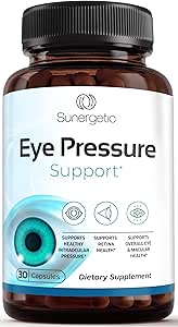 Premium Eye Pressure Support Supplement - Eye Pressure Supplement with Saffron, Lutein, Zeaxanthin, Bilberry & Pine Bark – Supports Healthy Eye Pressure, Ocular Health & Overall Vision – 30 Count