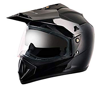 Vega Off Road OR-D/V-K_M Full Face Helmet (Black, M)