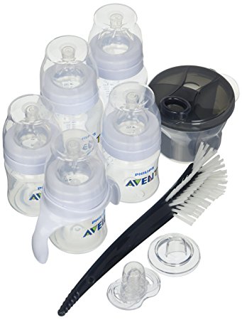 Philips AVENT Anti-Colic Bottle Newborn Starter Set, Clear