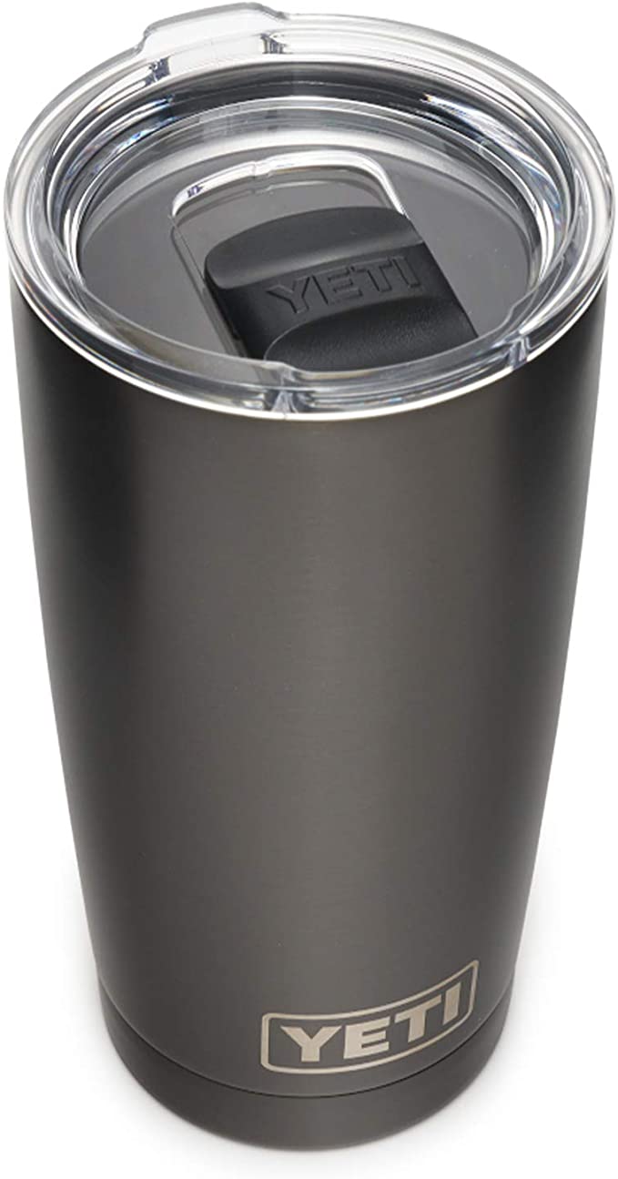 YETI Rambler 20 oz Tumbler, Stainless Steel, Vacuum Insulated with MagSlider Lid