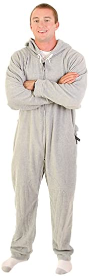Forever Lazy Unisex Non-Footed Adult Onesie One-Piece Pajamas