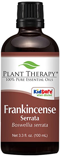 Plant Therapy Frankincense Serrata Essential Oil. 100% Pure, Undiluted, Therapeutic Grade. 100 mL (3.3 Ounce).