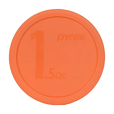 Pyrex 323-PC 1.5qt Round Orange Storage Lid for Glass Bowl