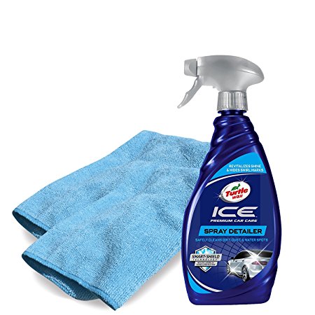 Turtle Wax T470R ICE Premium Spray Detailer with 2 Microfiber Towels