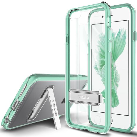 iPhone 6S Case OBLIQ Naked ShieldMintMetal Kickstand Thin Slim Fit Crystal Clear Case  TPU Bumper Armor Scratch Resist Protection for Apple iPhone 6S2015 and iPhone 62014