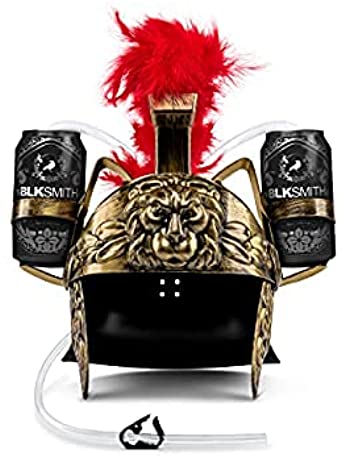 BLKSMITH Beer Helmet | Drinking Hat | Beer Accessories | Drinking Accessories for Adults & College | Fits 16" - 24" Head