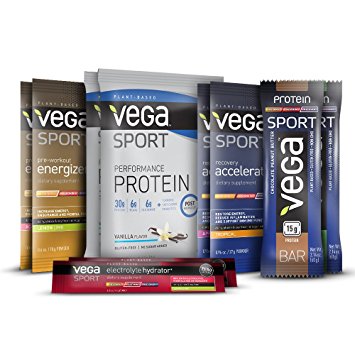 Vega Sport Protein and Supplements Variety Pack, 10 Count