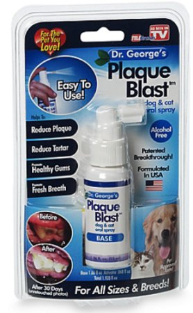 Dr. George's Plaque Blast Dog and Cat Oral Spray, 1.928 fl. oz.