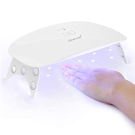 Great Polly 24W USB Portable UV LED Nail Dryer Lamp Curing Lamp for Gel Nail Polish Light Professional Finger and Toe Nail Art tools with 2 timers 30s/60s