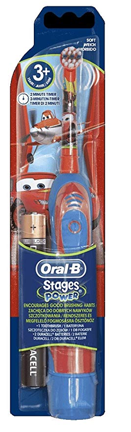 BRAUN ORAL B ADVANCE POWER KIDS BATTERY OPERATED TOOTHBRUSH CARS