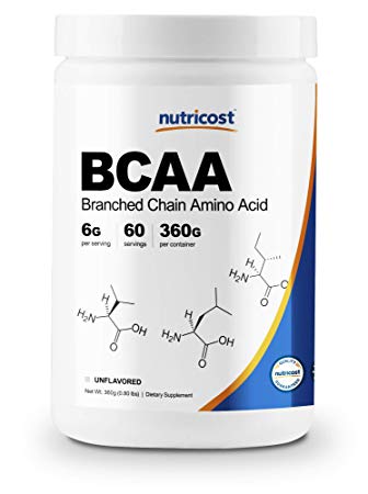 Nutricost BCAA Powder 2:1:1 60 Servings - High Quality Branched Chain Amino Acids