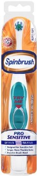 Spinbrush Pro Sensitive Ultra Soft Powered Toothbrush colors may vary