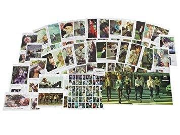 Fanstown Kpop BTS Bangtan Boys Postcard with Lomo Cards Got7 Infinite (BTS postcard B)
