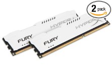 Kingston HyperX FURY 8GB Kit (2x4GB) 1333MHz DDR3 CL9 DIMM - White (HX313C9FWK2/8)