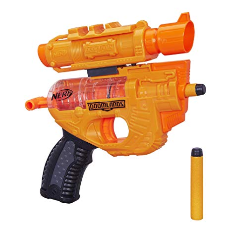 Holdout Nerf Doomlands Toy Blaster with Detachablex 40Mm & 2 Official Doomlands Elite Darts for Kids, Teens, & Adults (Amazon Exclusive)