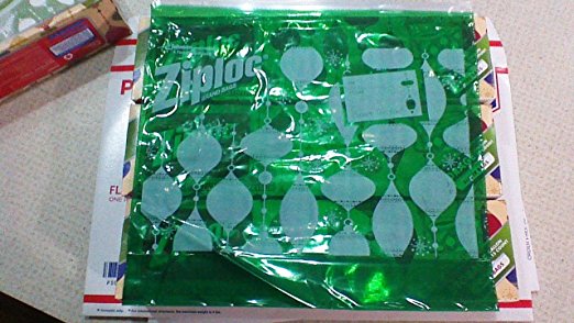 150 Ziploc Limited Edition Holiday Slider Storage Gallon Tinted New Bags NO Box