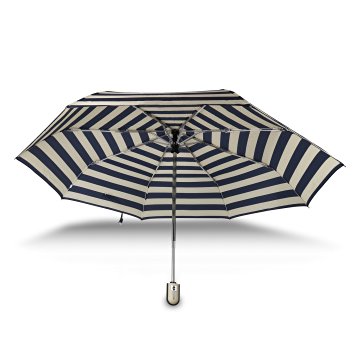 Travel Umbrella Simlife with Windproof Double Canopy Construction - Sturdy, Portable and Lightweight for Easy Carrying - Auto Open Close Button for One Handed Operation