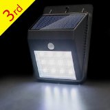 Solarmks Bright 12 LED Solar Powered Wireless Security Light Waterproof Outdoor Motion Sensor Dark Sensing Lighting with 3 Smart Modes for Garden Fence Patio Deck Yard Driveway Stairs